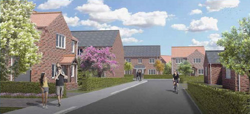 Keston Fields Development - Street View